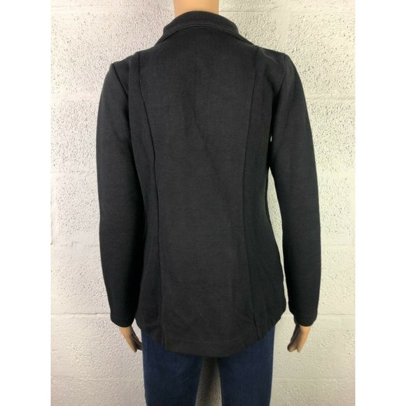 Level Eight (L8) By FOREVER 21 Black Pea coat Jacket Style B000310 Size M - Picture 4 of 9